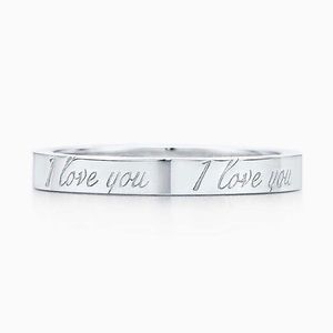 Tiffany & Co. Notes “I Love You” Ring